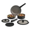bella 8 Piece Removable Handle Cookware Set, Fits-anywhere™ Kitchenware