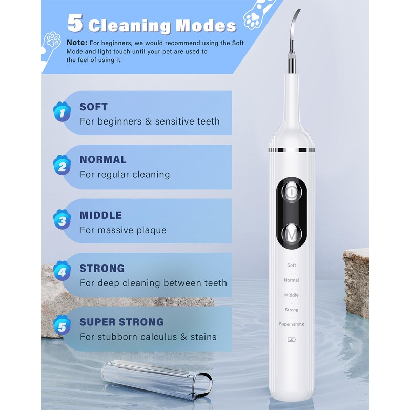 Nature Nerds Plaque Remover for Teeth, Pet Tooth Brushing Kit,