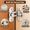 Stainless Steel Door Latch Bolt – 3-Inch Sliding Door Lock