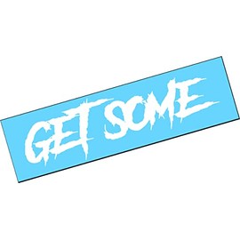 GET SOME 22"x4" Vertical Windshield Vinyl Decal Sticker Hated Satisfied Diesel Truck Turbo Boost Car JDM LFG Low Lifted Beast