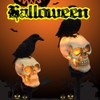 All Saint's Day Solar Powered Lights Skull Crow Pumpkin LED