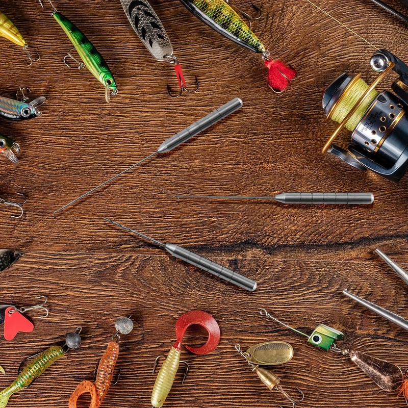 Bait Needle Fish Drill Tackle Rigging Tool Kit for Making