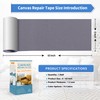 KING MOUNTAIN Canvas Repair Tape, Outdoor Gear Patch, 4×63 Inches,