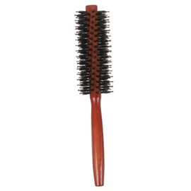 Gatuida Round Boar Bristle Hair Brush with Handle for Styling Drying and Curling Ergonomic Design for All Hair Types Spiral Comb for