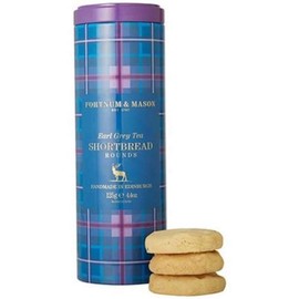 Fortnum and Mason British, Fortnum’s Earl Grey Shortbread Rounds, 125g (1 Pack).
