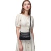 ACNCN Soft PU Leather Crossbody Shoulder Bag, Stylish Women's Multi-Pocket