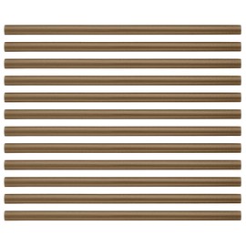 Questech Quarter Round Tile Trim, 1/2 x 12 Inch Corner Shower Tile Edge Trim, Decorative Jolly Tile Liner Cap for Kitchen Backsplash Bathroom Shower, Classic Bronze Matte, 12 Pack
