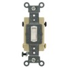 Leviton 54504-2W 15-Amp, 120/277-Volt, Toggle Framed 4-Way AC Quiet Switch,