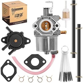 10L0L Carburetor Kit for Club Car DS, Precedent, Turf, Carryall Golf Cart 1996-UP Kawasaki FE350 Engine, Replace OEM 1016441-01 1018059-01 1019059-01 1035245-01