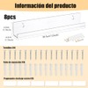 8Pcs Estantes Flotantes para Discos de Vinilo, Soporte para Vinilos