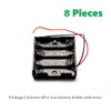JWISLAND (Pack of 8) 4 AA Battery Holder Case Box,