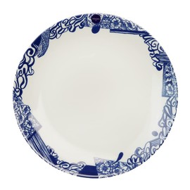 ARABIA Arabia 24h Piennar Plate, 10.2 inches (26 cm), Blue