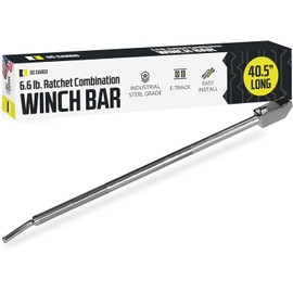 DC Cargo Mall 40.5" Winch Bar - Extra Long Non-Slip Handle Use with Bolt-On or Weld Style Deep Storage Winch for Flatbed Trailers and Trucks