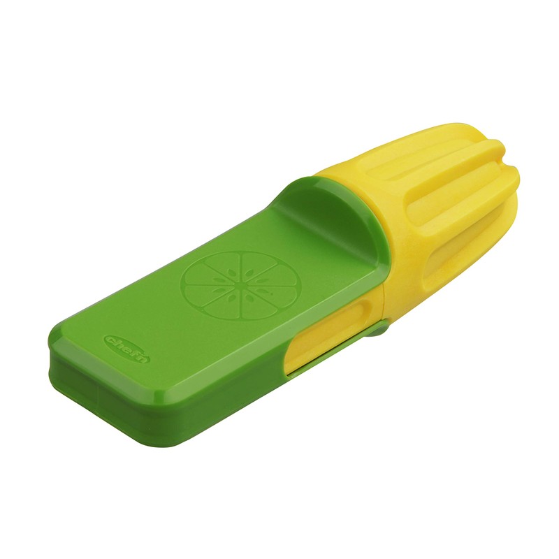 Chef'n Grater and Citrus Juicer, Polypropylene, Yellow, Green and Stainless