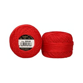 ANCHOR Pearl Yarn, Thickness: 12, Packaging: 5G, Running Length: 56M 46 Embroidery Threads