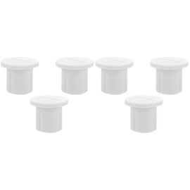 ifundom 6Pcs Toilet Ladder Screws Training Toilet Accessories Training Toilet Screws Toilet Ladder Screw Replacement Toilet Parts Toddler Plastic Convenience Shelf Foldable White
