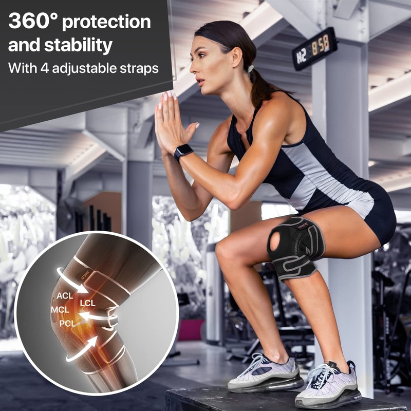 DR. BRACE ELITE Knee Brace with Side Stabilizers & Patella