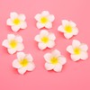 FZBNSRKO 100 Pcs Hawaiian Foam Artificial Plumeria Rubra Hawaiian Flower