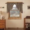 VHC Brands rústico y Lodge Ventana de la Cocina Curtains-Wyatt