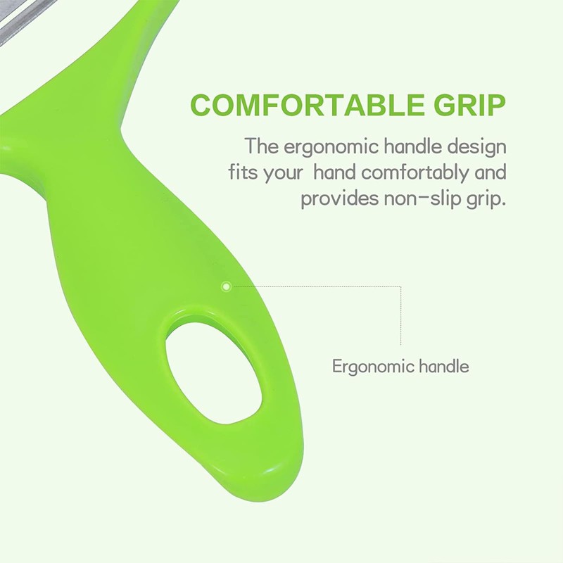 2Pcs Stainless Steel Potato Peeler Cabbage Lettuce Head Grater Shredder