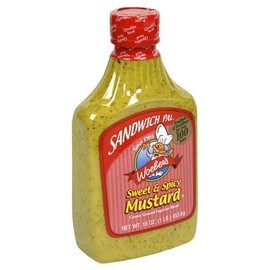 Woeber's Sandwich Pal Sweet & Spicy Mustard, Six 16-Ounce Units (96-Ounces) by Woeber's