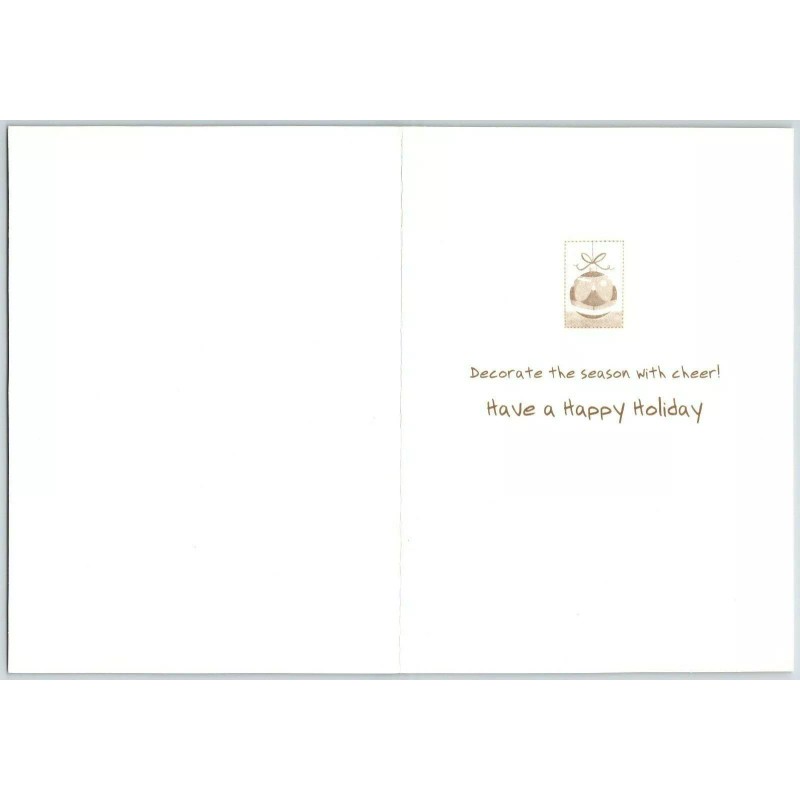 Paper Magic TREE ORNAMENT Paper Magic Christmas Greeting Card w/