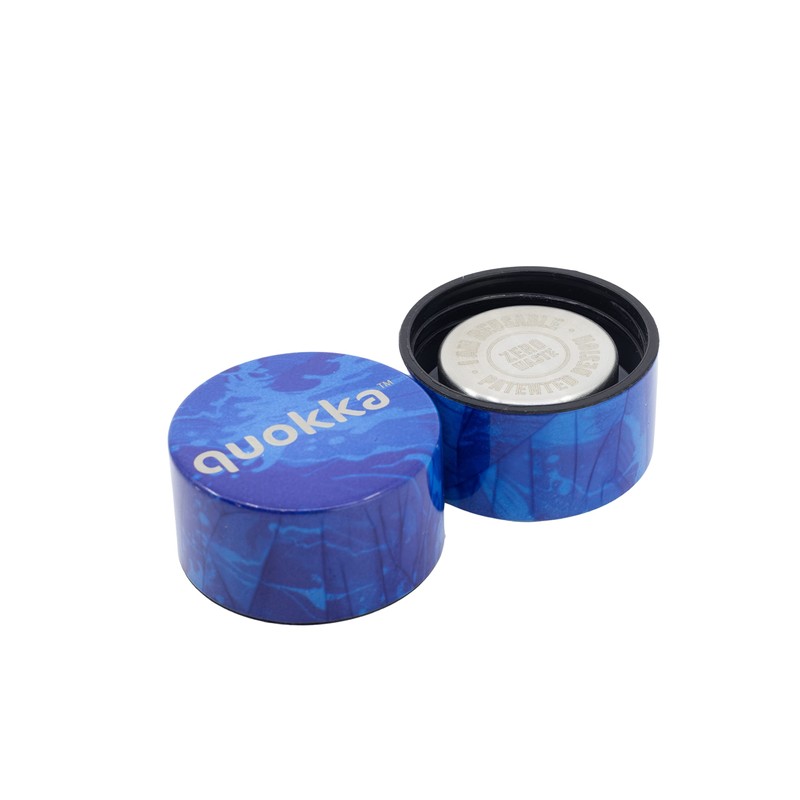 Quokka Solid with Holder Waves Stainless Steel Thermal Bottle with