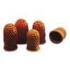 Rexel Thimblettes Size 00 – 17 Dark Orange (10 Pack)