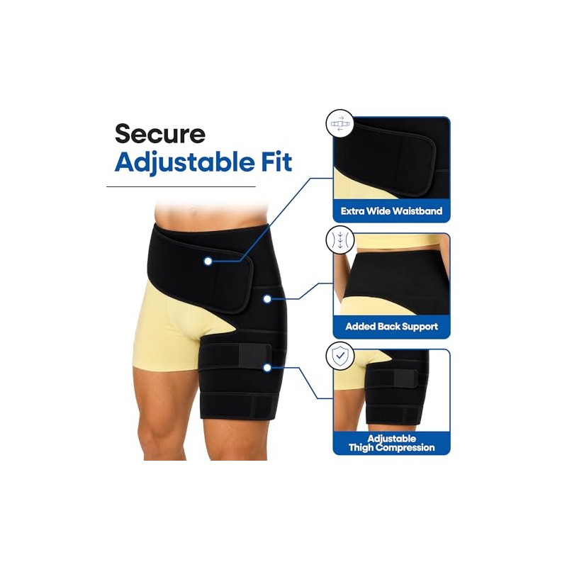 ARMSTRONG AMERICA Hip Brace Thigh Compression Sleeve – Hamstring Compression