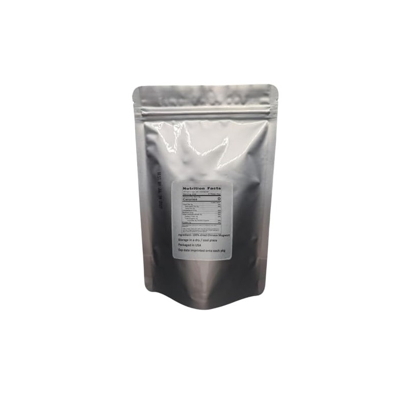 Nature Tea Chinese Mugwort - Artemisia argyi Dried Loose Leaf