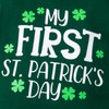 2Pcs Newborn Baby Girl First St. Patricks's Day Romper Ruffle