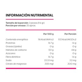 PLENLIFE - Gomitas con Magnesio - Suplemento sin Azúcar Sabor Mix Berries - Frasco con 50 Gomitas / 240 Gramos