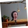 Healvian 1 Set Human Hair Braiding Mannequin Head Hair Cutting