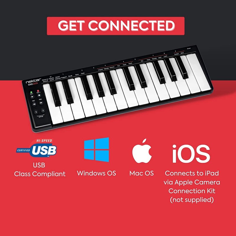 Nektar SE25 | USB MIDI Controller Keyboard with Nektar DAW