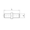100 x Shelf Support Shelves Plate Support for Plug-In 5.0