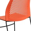 Flash Furniture HERCULES Series 661 lb. Capacity Orange Stack Chair