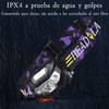Lampara de Cabeza, Linterna Frontal LED Recargable, 5 Modos LED