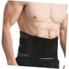 Ipetboom 1Pc Adjustable Breathable Fitness Waist Support Belt for Lumbar