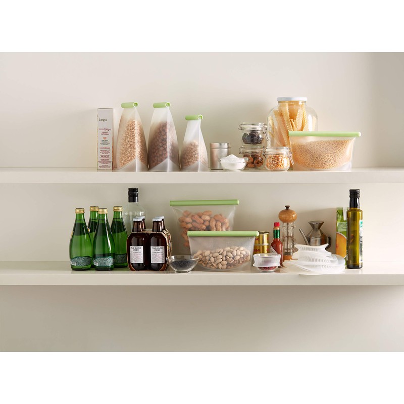Lekue Reusable Silicone Bags (Set of 3) - Airtight Food