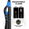 NEON Lighter, Refillable Butane Candle Lighter, 4 Pack Multi-Purpose Reusable
