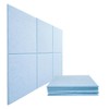 Large Cork Board Alternative, 11.8''x11.8'' 6 Pack Felt Bulletin Board