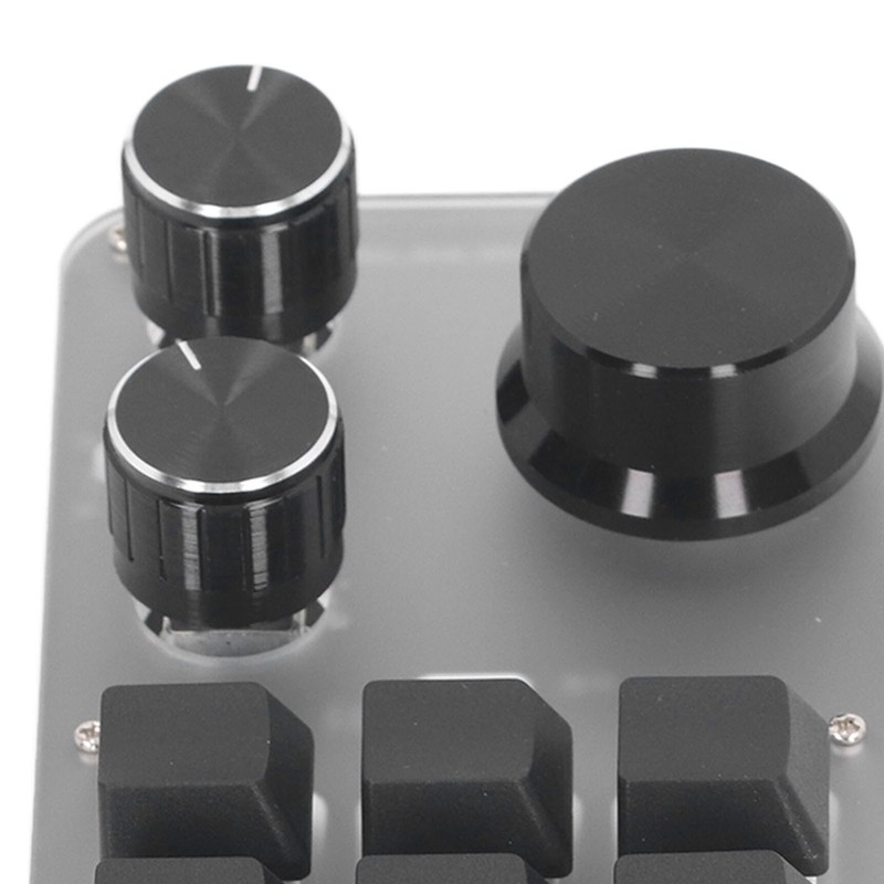 15 Keys 3 Knobs Programmable Keypad Wired USB Wireless Bluetooth
