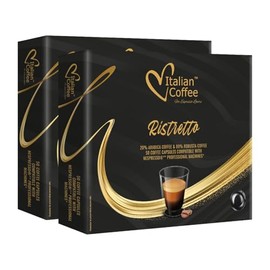 Italian Coffee for Espresso Lovers pods compatible with PRO Professional Nespresso* machines Zenius, Gemini And Momento Pre 2022 models (100 Count (Pack of 1), Ristretto PRO)