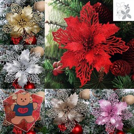 Christmas Decorative Flower Cutting Dies for Card Making，Snowflake Srping Flower Strip Cut Stencils for DIY Scrapbooking Photo Album Decorative Embossing Paper Dies Templated+Cute Brooch Pin