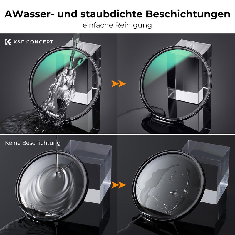K&F Concept Nano-X Series Ultra Low Reflection Polarising Filter 77