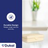 Dukal DawnMist Ivory Plastic Soap Box, Durable & Compact, Pack