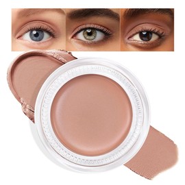 FeiCuiYun Monochrome Glittle Eyeshadow, Shimmer Eyeshadow, Nude Glittle & Matte Pressed Powder Single Vegan Eyeshadow Primer; Talc, Paraben & Cruelty Free (10#R03-Nude Brown-Matte, 1 Pcs)