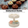 6 Trays 2 Tier Automatic Rotating Dessert Cupcake Display Table