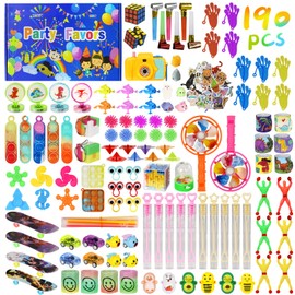 Assortment Toys for Boys Girls, 190PCS Party Bag Fillers for Kids Birthday Party Favours, Small Toys for Party Bag Classroom Rewards Goody Bag Fillers Pinata Fillers Game Prizes Giveaways