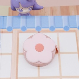 Pink Flower Soft Tape Measure 60-Inch 1.5 Meter Retractable Cartoon Measuring Tape Cute Tape Ruler for Sewing Craft Cloth Body Measurements, Sewing Tool Tape Measures